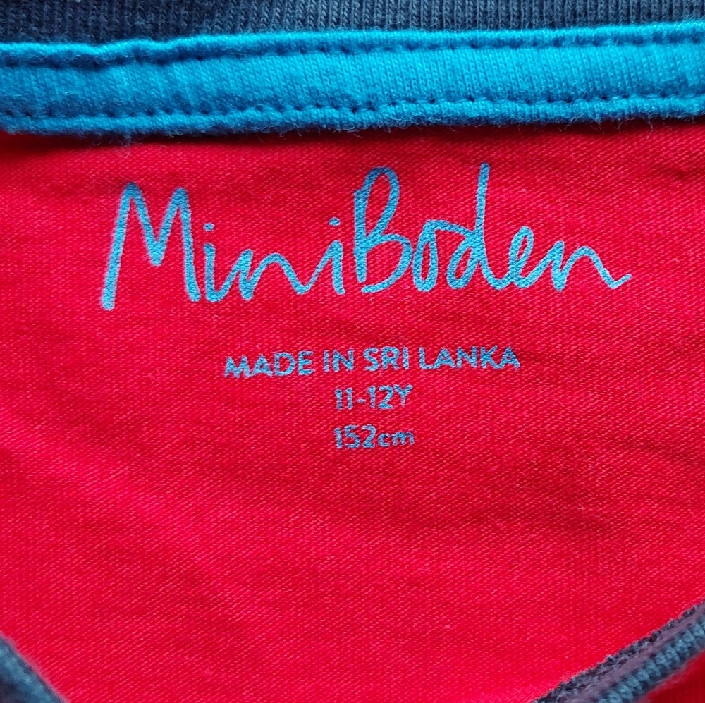 2021 nwt Mini Boden porcupine tee 11-12 years - Picture 5 of 14